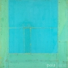 Painting # 300-10 - by Akira Iha - mixed media on panel - 48 x 48 x 1.75 inches - year 2011 - at Paia Contemporary Gallery