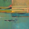 Look Around Outside This Room - by Brad Huck - mixed media on panel - 29.5 x 48 inches - year 2012 - at Paia Contemporary Gallery