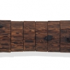 Departure III - by Joseph Segal - reclaimed wood & aluminum - 68 x 9.5 x 4 inches - year 2010 - at Paia Contemporary Gallery