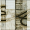 Fadaise - by Michael Kessler - mixed media on panel - 30 x 96 x  inches - year 2010 - at Paia Contemporary Gallery