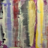 Colouring Core - by Scott Plear - mixed media on canvas - 15 x 52.5 inches - Year 2011 - at the Paia Contemporary Gallery