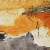 Spain - by Sharon Lindenfeld - collograph on paper - 10 x 26 inches - year 2008 - at Paia Contemporary Gallery
