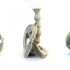 Mnemonic 21 - by Stephen Freedman - 6x4x3 inches - porcelain with chun - year 2011 - at Paia Contemporary Gallery