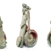 Mnemonic 25 - by Stephen Freedman - 12x5x7 inches - porcelain with celadon/oxblood - year 2011 - at Paia Contemporary Gallery