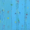 Linescape # 14 - by Babette Herschberger - mixed media on panel - 24 x 60 x 2.75 inches - year 2004 - Original art : Paintings & Sculptures - Abstract Expressionism Artwork & Limited Edition Prints at Paia Contemporary Art Gallery on 83 Hana Hwy. Highway Paia Maui Hawaii [near to: Wailea Kihei Hana Lahaina Makawao Kula Kanapali ]