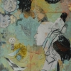 Mother Nature - by Brad Huck - mixed media on panel -  20 x 16 inches - year 2009 - at Paia Contemporary Gallery