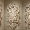 #169 White Delicate Loops - by Caprice Pierucci - Birch Plywood & Pine - 60 x 31 x 7 Inches - Year 2014 - at Paia Contemporary Gallery