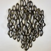 Charcoal Delicate  Loops IV - by Caprice Pierucci - Pine - 58 x 40 x 6 inches - Year ? - at Paia Contemporary Gallery