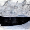 Meditatition Ship 1 - by Jinwon Chang - 22 x 30 inches - acrylic and pencil on paper - year 2006 - at Paia Contemporary Gallery