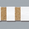 Within VIII - by Joe Segal -  Wood Acrylic & Aluminum - 60 x 10 - year 2011 - at Paia Contemporary Gallery