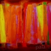 Heater Core - by Scott Plear - mixed media on canvas - 24 x 32 inches - Year 2011 - at the Paia Contemporary Gallery