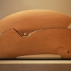 1524 Parfaite Rencontre 6 - by Pascal - bass wood - 15 x 25 x 05 year 2007 - at Paia Contemporary Gallery