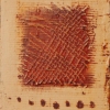 Patch - by Bill Moore - mixed media on canvas - 7 x 5 x 1.75 inches - year 2011 - at Paia Contemporary Gallery