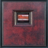 371 Red Forest - by Randall Reid - mixed media metal & wood - 9.5 x 9.25 x 2 inches - year ? - at Paia Contemporary Gallery