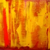 Solaris Core - by Scott Plear - mixed media on canvas - 28.5 x 66 inches - Year 2011 - at the Paia Contemporary Gallery
