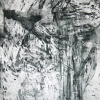 Winter Landscape # 1 - by Sharon Lindenfeld - etching on paper - 23.75 x 17.75 inches - year 2006 - at Paia Contemporary Gallery